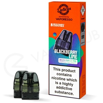 Blackberry Lime Vaporesso Deliciu Mate Prefilled Pod