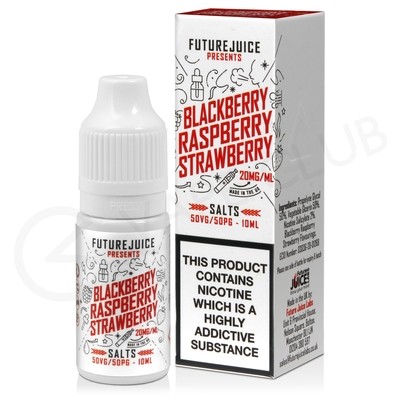 Blackberry Strawberry Raspberry Nic Salt E-Liquid by Future Juice