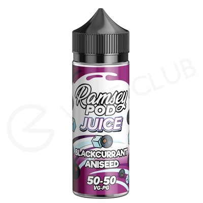 Blackcurrant Aniseed Shortfill E-Liquid by Ramsey Pod