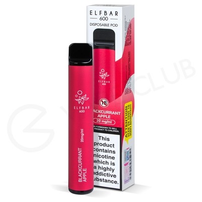 Blackcurrant Apple Elf Bar Disposable Vape