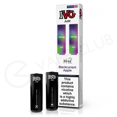 Blackcurrant Apple IVG Air Prefilled Pod