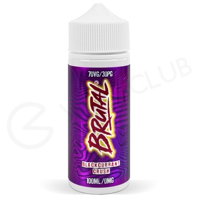 Blackcurrant Crush Shortfill E-Liquid by Brutal Drinks 100ml