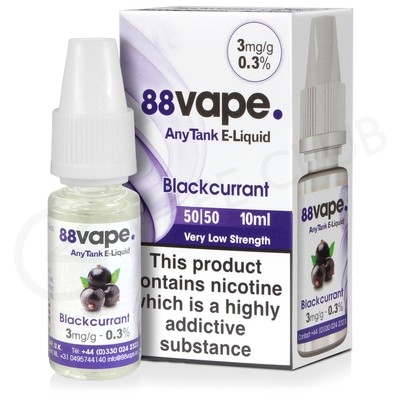 Blackcurrant E-Liquid by 88Vape Any Tank