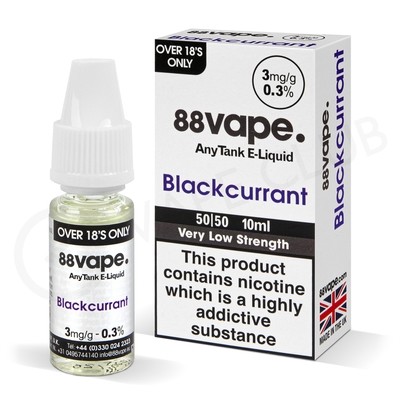 Blackcurrant E-Liquid by 88Vape Any Tank