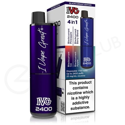 Blackcurrant Edition IVG 2400 Disposable Vape