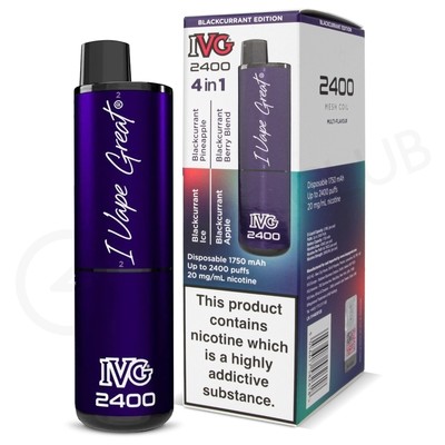 Blackcurrant Edition IVG 2400 Disposable Vape