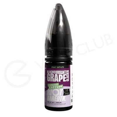 Blackcurrant Grape Glacier Nic Salt E-Liquid by Riot Bar Edition