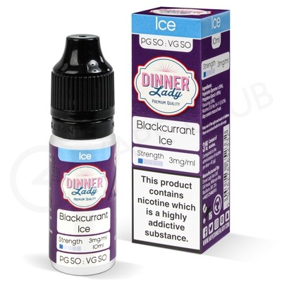 Blackcurrant Ice E-Liquid by Dinner Lady 50/50