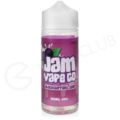 Blackcurrant Jam Shortfill E-Liquid by Jam Vape Co 100ml