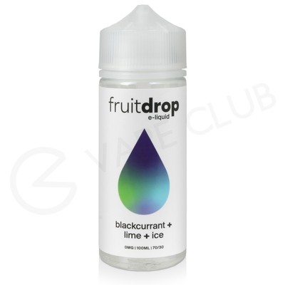 Blackcurrant Lime Ice Shortfill E-Liquid by Fruit Drop 100ml