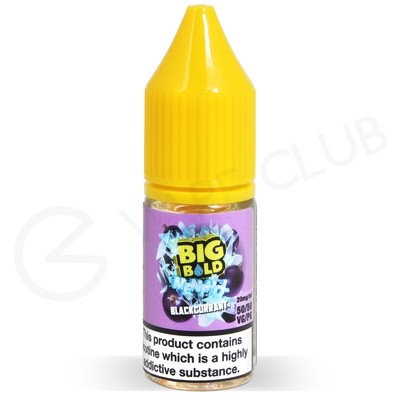 Blackcurrant Menthol Nic Salt E-Liquid by Big Bold