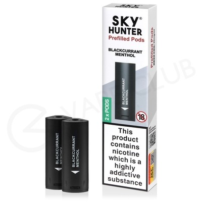 Blackcurrant Menthol Sky Hunter Twist Slim Prefilled Pod