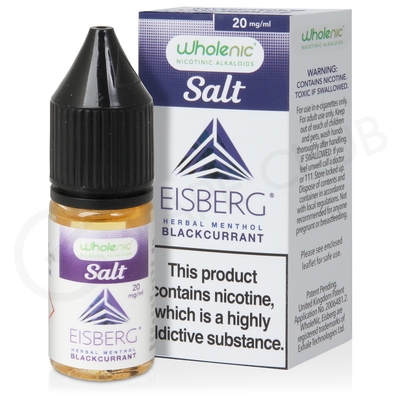Blackcurrant Nic Salt E-Liquid by Wholenic Eisberg