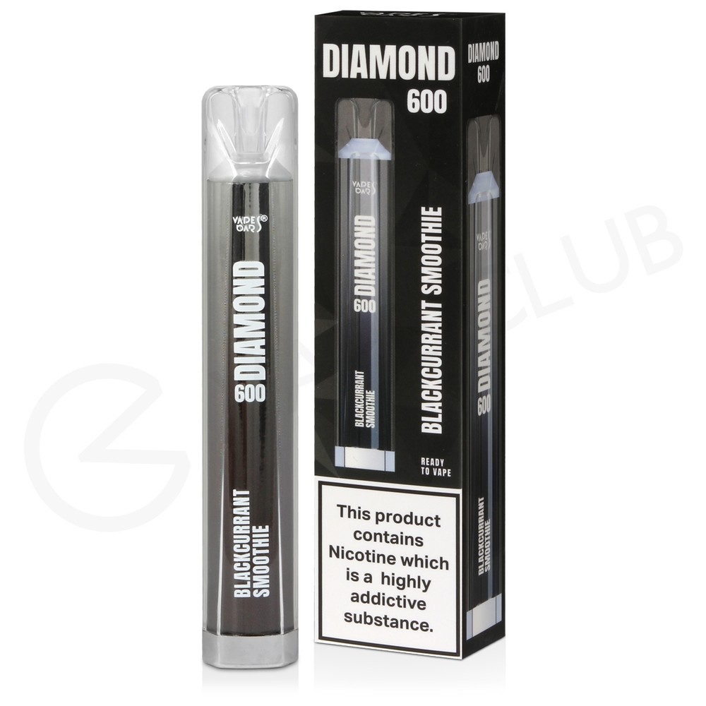 Blackcurrant Smoothie Vapes Bars Diamond 600 Disposable Vape