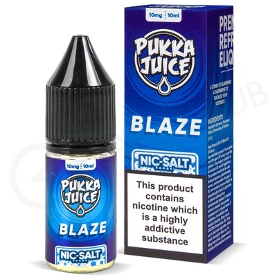 Blaze Nic Salt E-Liquid by Pukka Juice