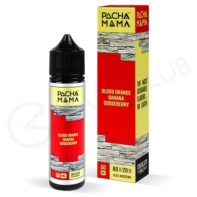 Blood Orange, Banana Gooseberry Shortfill E-Liquid by Pacha Mama 50ml