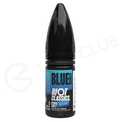 Blue Burst Hybrid Salt E-Liquid by Riot Squad