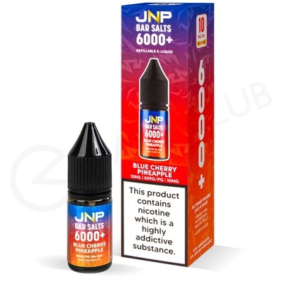 Blue Cherry Pineapple E-Liquid by JNP Bar Salts 6000+