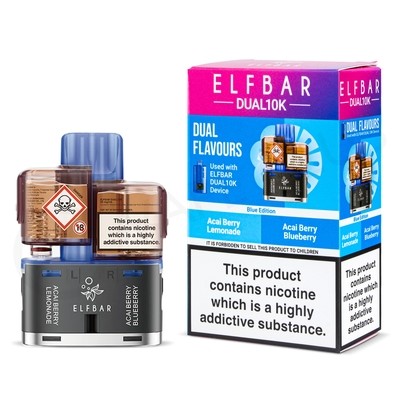 Blue Edition Elf Bar Dual 10K Refill Pack