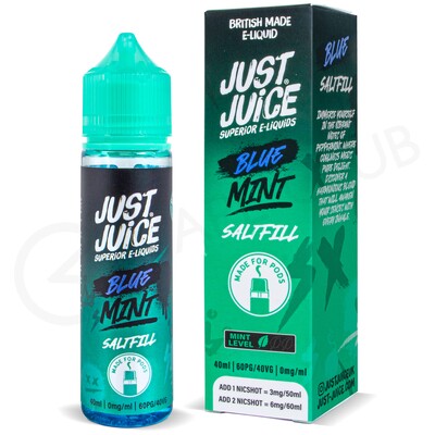 Blue Mint Saltfill E-Liquid by Just Juice Menthol 40ml