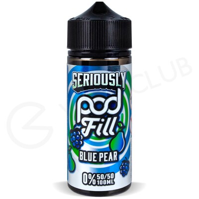 Blue Pear Shortfill E-Liquid by Seriously Pod Fill 100ml