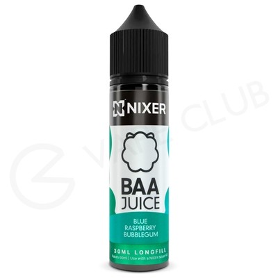 Blue Raspberry Bubblegum Longfill Concentrate by Nixer x Baa Juice