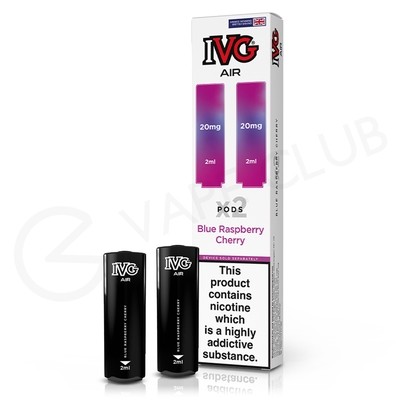 Blue Raspberry Cherry IVG Air Prefilled Pod