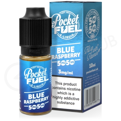 Blue Raspberry E-Liquid by Pocket Fuel 50/50