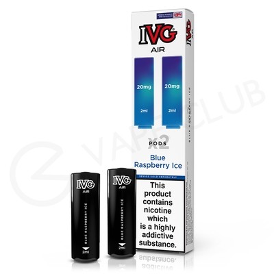 Blue Raspberry Ice IVG Air Prefilled Pod