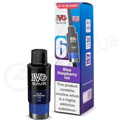 Blue Raspberry Ice IVG Savr Refill Pack