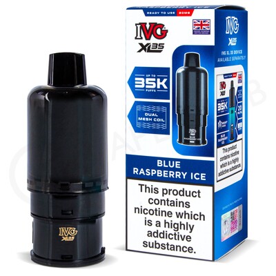 Blue Raspberry Ice IVG XL 35K Refill Pod