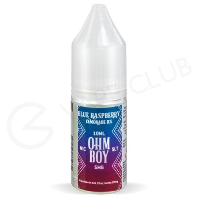 Blue Raspberry Lemonade Ice Nic Salt E-Liquid by Ohm Boy SLT