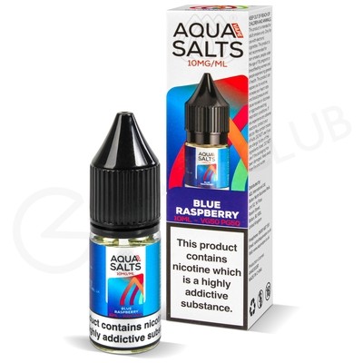 Blue Raspberry Nic Salt E-Liquid by Aqua Salts