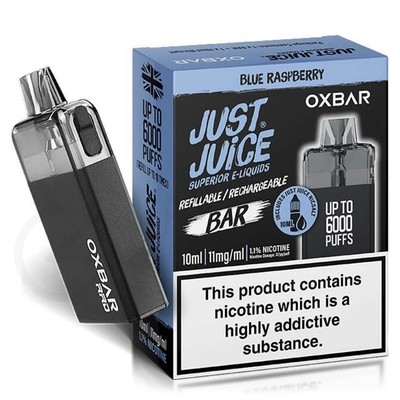 Blue Raspberry Oxbar RRD Disposable Vape Kit