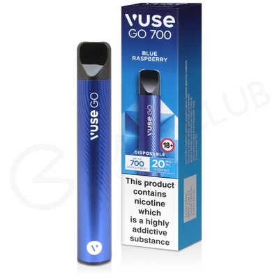 Blue Raspberry Vuse Go 700 Disposable Vape
