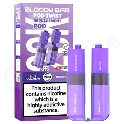 Blue Razz Bear & Bear Mix Bloody Bar Ultra Twist 20K Refill Pack