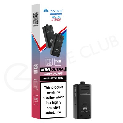 Blue Razz Cherry Hayati Mini Ultra Prefilled Pods