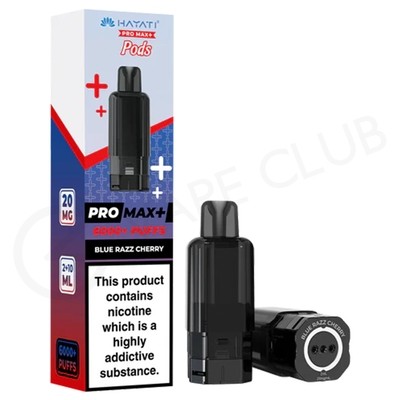 Blue Razz Cherry Hayati Pro Max Plus Refill Pack
