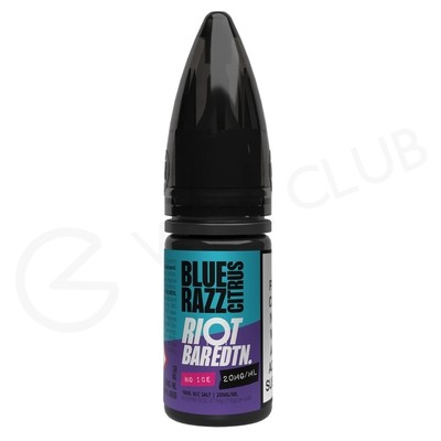 Blue Razz Citrus Nic Salt E-Liquid by Riot Bar Edition No Ice