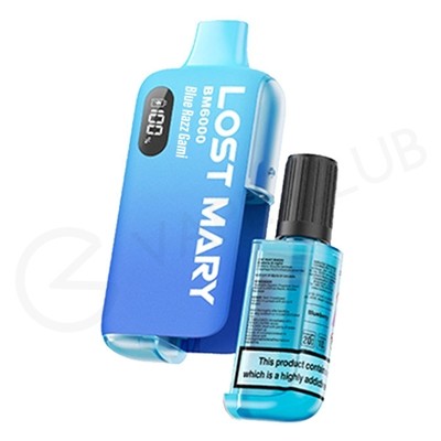 Blue Razz Gami Lost Mary BM6000 Disposable Vape Kit