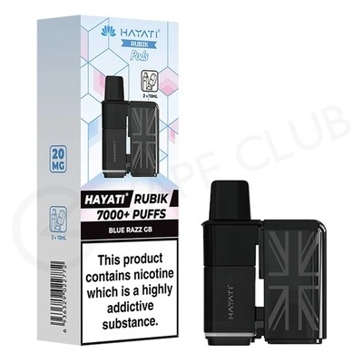 Blue Razz GB Hayati Rubik 7000 Refill Pack