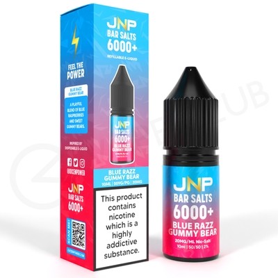 Blue Razz Gummy Bear E-Liquid by JNP Bar Salts 6000+