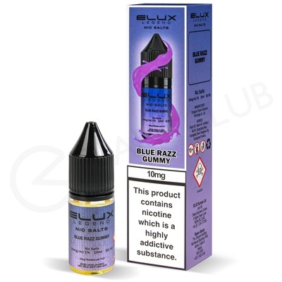 Blue Razz Gummy Nic Salt E-Liquid by Elux Legend