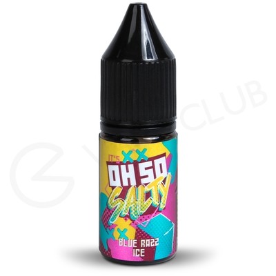 Blue Razz Ice Nic Salt E-Liquid by Oh So Salty