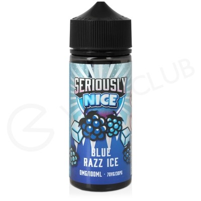 Blue Razz Ice Shortfill E-Liquid by Seriously Nice 100ml