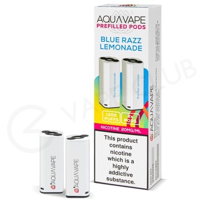 Blue Razz Lemonade Aquavape 2in1 Prefilled Pods