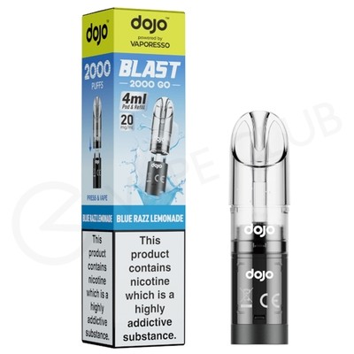 Blue Razz Lemonade Dojo Blast 2000 Go Refill Pack