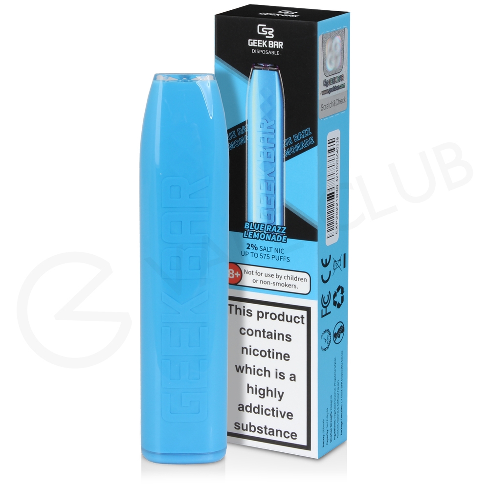 Blue Razz Lemonade Geek Bar Disposable Vape