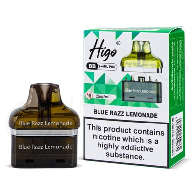 Blue Razz Lemonade Higo BB 4000 Refill Pods