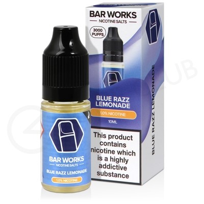 Blue Razz Lemonade Nic Salt E-Liquid by Bar Works